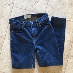 Everlane high rise cropped ankle skinny Jean